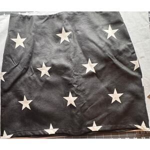 Altar’d State Faux Leather Black Mini Skirt w/ White Stars | NWT